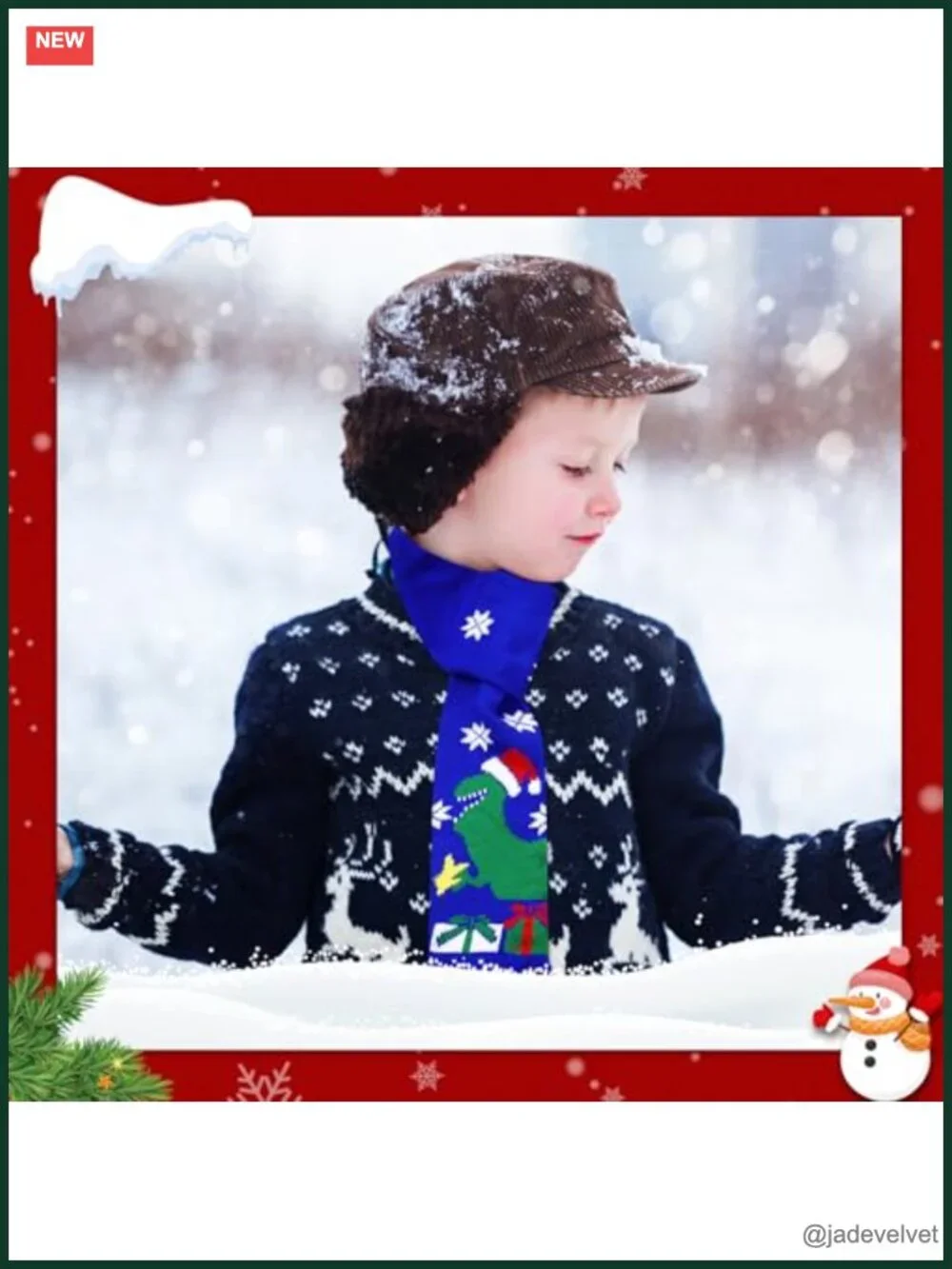 6 Pcs Knitted Holiday Scarf Set with Tassels Soft Acrylic Wraps